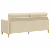 Sofa z miejscem do przechowywania kremowy 192 x 78 x 87 cm
