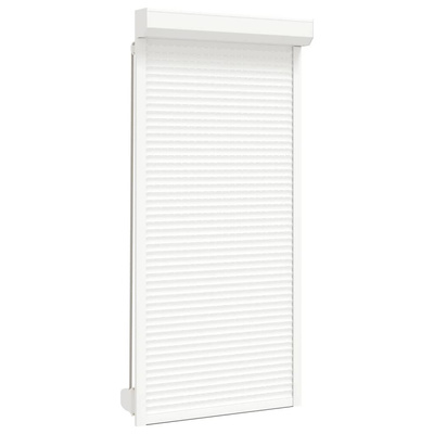vidaXL Roleta zewnętrzna, aluminiowa, 100 x 210 cm, biała