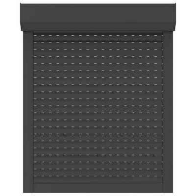 vidaXL Roleta zewnętrzna, aluminiowa, 70 x 100 cm, antracytowa