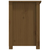 vidaXL Szafka pod TV, miodowy brąz, 79x35x52 cm, lite drewno sosnowe