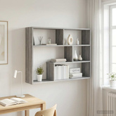 Półka ścienna Do montażu na ścianie Szary Sonoma