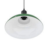 Lampa wisząca z regulacją wysokości E27 połysk zielony metal