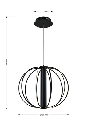 Lampa wisząca BENIALI 6220-1010