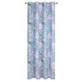 Zasłona Flora popielata 140x250