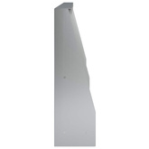 Mur oporowy 4 szt. 80 x 12 x 40 cm Stal ocynkowana srebrny