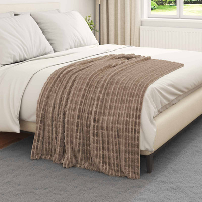Koce narzutowe 6 pcs Camel 150 x 130 cm Polar