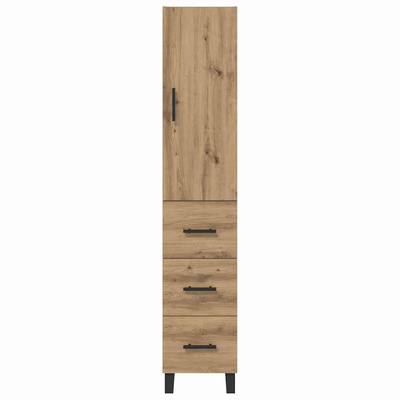 Highboard Dąb rzemieślniczy 34,5 x 34 x 180 cm
