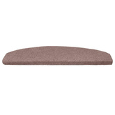Samoprzylepne maty na schody 15 pcs Beżowy 80 x 24,5 x 3,5 cm