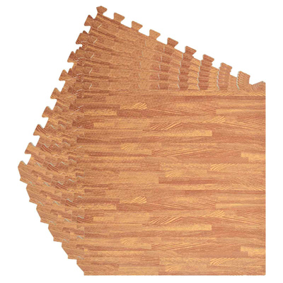 Mata podłogowa do basenu 6 pcs drewno 4,32 ? Pianka EVA