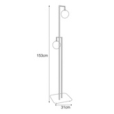 Lampa podłogowa K-5774 z serii TORES