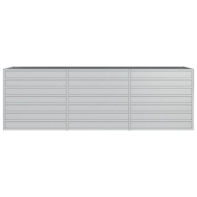 Donica do podwyższonej rabaty, 240x80x77cm, stal galwanizowana