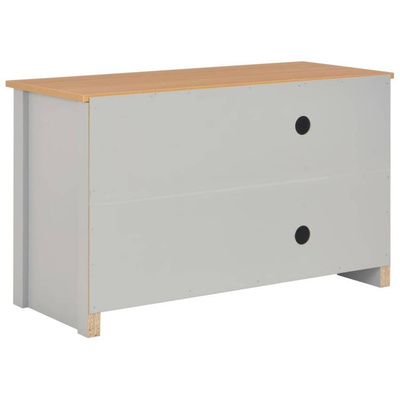 vidaXL Szafka pod TV, szara, 95 x 39 x 58 cm