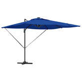 Parasol plażowy Ze LED Lights Niebieski Azur 286 x 284 x 270 cm