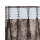 Zasłony z weluru 2 pcs Cappuccino 225 x 140 cm Aksamit