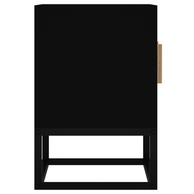 vidaXL Szafka pod TV, czarna, 105x30x45 cm, materiał drewnopochodny