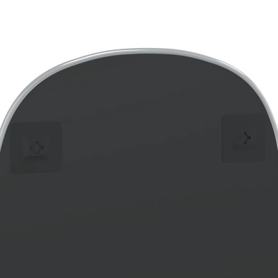 vidaXL Lustro ścienne, srebrne, 60x40 cm