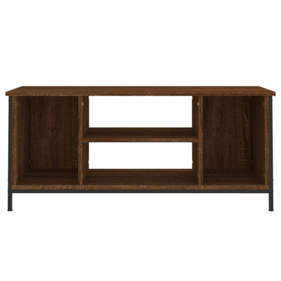 vidaXL Szafka pod TV, brązowy dąb 102x35x45 cm materiał drewnopochodny