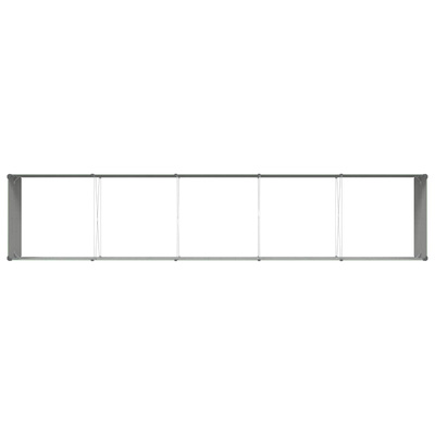 Donica Pastelowa Zieleń 480 x 100 x 45 cm Stal Galwanizowana