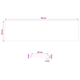Nakładki na schody 16 szt. 90 x 25 x 2 cm Czarny Drewno bukowe