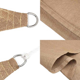 Żagiel przeciwsłoneczny, 160 g/m?, kolor taupe, 3x5 m, HDPE