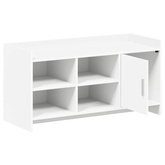 Szafka na buty Biały 100 x 39,5 x 51 cm Drewno inżynieryjne
