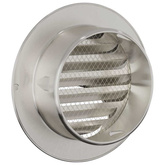 Pokrywy wentylacyjne 8 pcs Srebrny 100 mm Stal nierdzewna