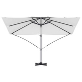 Parasol plażowy piaskowy 351 x 250 x 260 cm