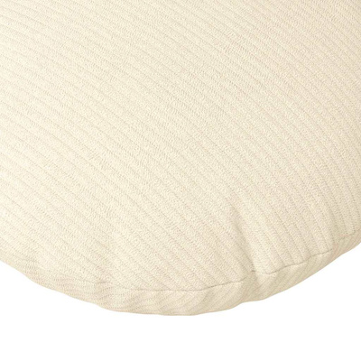 Poduszki na siedziska 2 pcs Kremowy ? 80 cm Tkanina sztruksowa