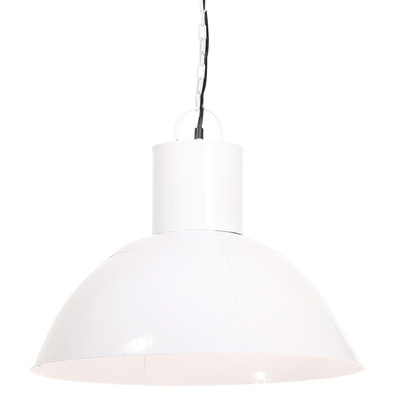 Lampa wisząca, 25 W, biała, okrągła, 48 cm, E27