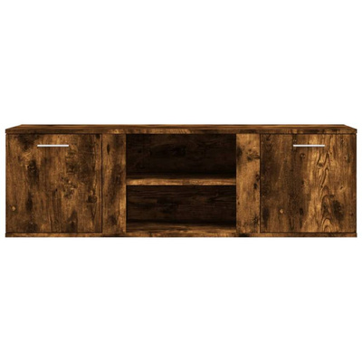 vidaXL Szafka pod TV, przydymiony dąb, 120x34x37 cm