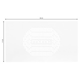 Pochłaniacz pyłu do zabudowy kasetowy Momo professional J-02 biały 130993