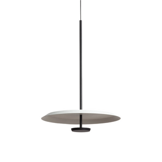 Lampa Wisząca okrągła Biało-czarna ?40cm 10W Abruzzo Rotonde