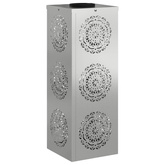 Słoneczna LED lampa na ścieżkę 2 pcs Srebrny Stal ocynkowana