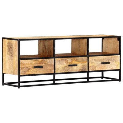 vidaXL Szafka pod TV, 120 x 30 x 45 cm, z litego drewna mango