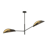 Lampa sufitowa  VENE 2 BLACK/GOLD
