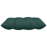 Poduszki na siedziska 4 pcs Ciemna zieleń 40 x 40 x 6 cm