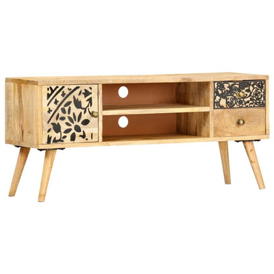 Szafka pod TV, 100x30x45 cm, lite drewno mango vidaXL