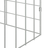 Klatka dla królika Srebrny 600 x 78 x 78 cm Stal Galwanizowana