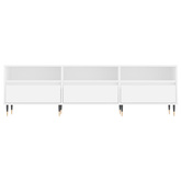 vidaXL Szafka pod TV, biała, 150x30x44,5 cm, materiał drewnopochodny wariant 5
