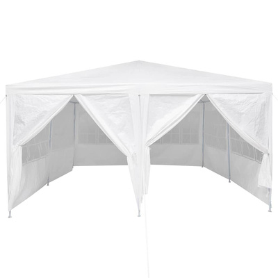 Namiot Imprezowy Biały 400 x 400 x 266 cm Polietylen