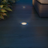 vidaXL Lampy najazdowe LED 3 szt. okrągłe
