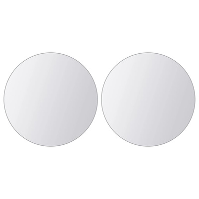 Płytki lustrzane, 16 szt., okrągłe, szkło