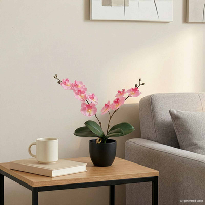 Sztuczna Roślina Orchidei różowy 36 x 10 x 30 cm