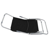 vidaXL Składane leżaki, 2 szt., textilene, czarne