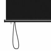 Roleta Czarny 100 x 250 cm Materiał i Aluminium