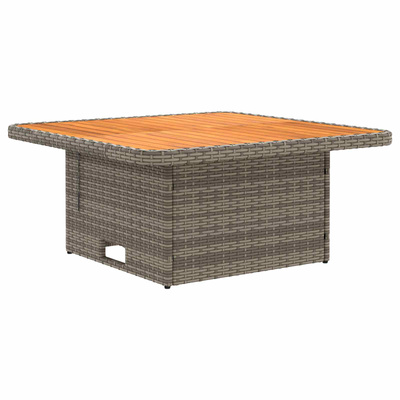 Zestawy mebli 4 szt. Szary i ciemnoszary Rattan PE