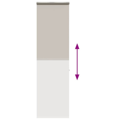 Roleta prysznicowa z kasetą 80x240 cm Szerokość tkaniny 76 cm