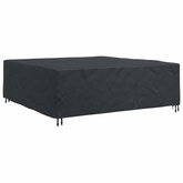 Pokrowiec na meble Gładki Czarny 220 x 220 x 70 cm 420D