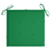 vidaXL Składane krzesła ogrodowe z poduszkami, 8 szt., drewno tekowe