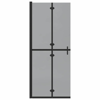 Ściana prysznicowa Walk-In Czarny 80 x 6,5 x 190 cm